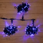 Гирлянда LED ClipLight 24V, 3 нити по 20 м, свечение с динамикой, цвет диодов Синий
